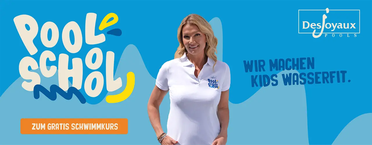 Desjoyaux-Pool-School mit Schirmherrin Franziska van Almsick